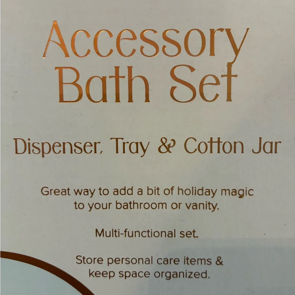 Snowman Bath accessories set